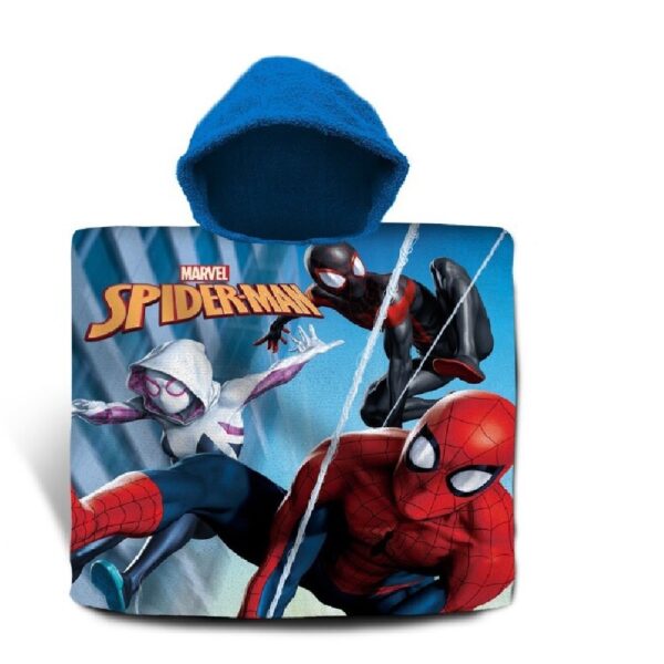Lasterätik-Poncho 60x120cm Spiderman