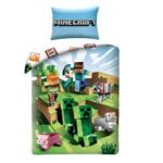 Voodipesukomplekt 160×200+70x80 Minecraft, 2-osaline