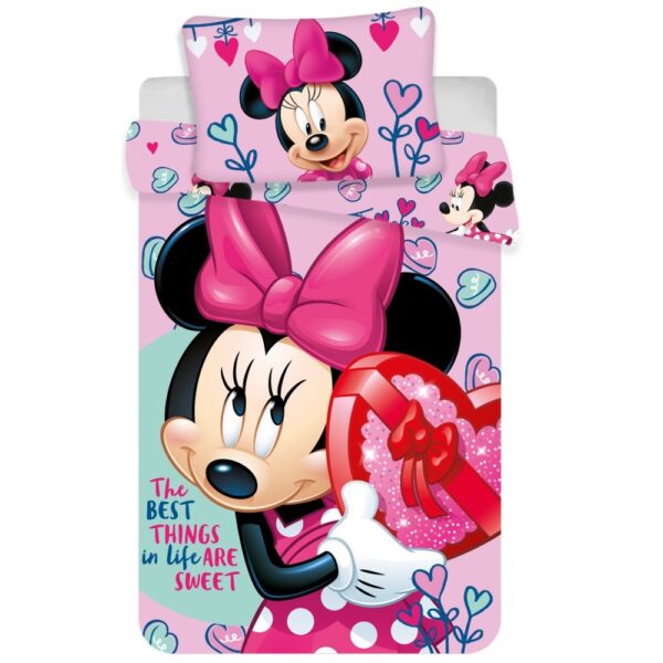 Voodipesu 100×135 Minnie Mouse