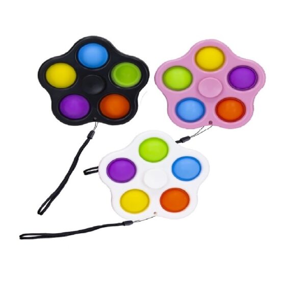 Pop It Spinner 5 Pops 9cm