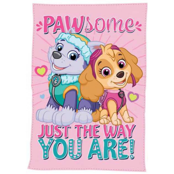 Fliistekk 100x140 Paw Patrol Pawsome