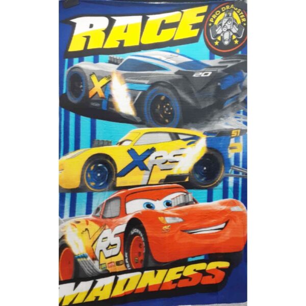 Fliistekk 100x140 Cars