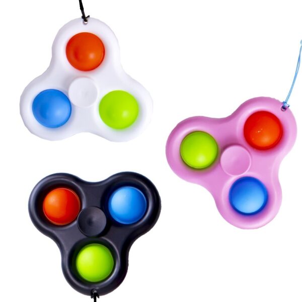 Pop It Spinner 3 Pops 7cm