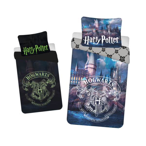 Pimedas helendav voodipesu 140x200 Harry Potter