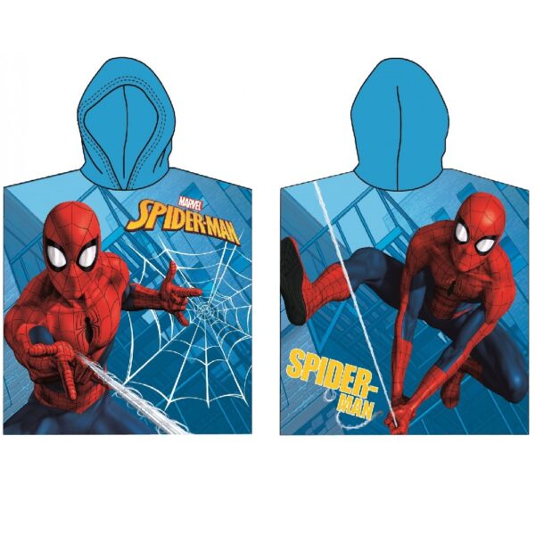 Lasterätik-Poncho 50x100cm Spiderman