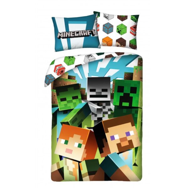 Voodipesu 140×200 Minecraft Faces