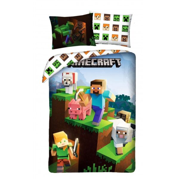 Voodipesu 140×200 Minecraft Trepp