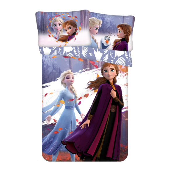Voodipesu 100x135 Disney Frozen "Leaves"