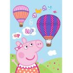 Fliistekk 100x150 Peppa Pig Up