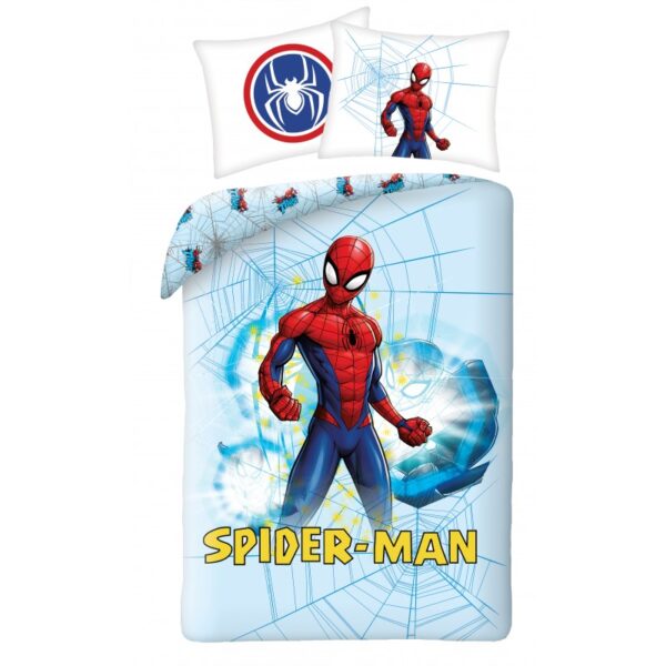 Voodipesu 140×200 Spiderman Võimas (hele)