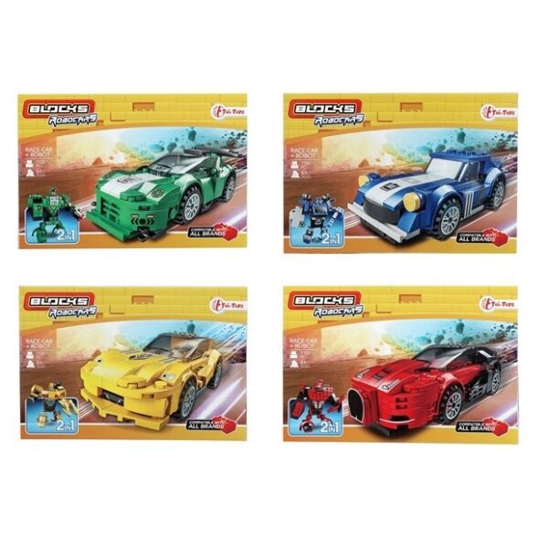 Robotauto konstruktor 2in1, 102 osa, 6+ (1tk)