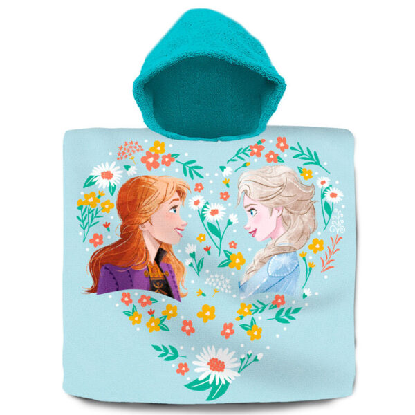 Poncho Disney Frozen Flower 60x120 cm