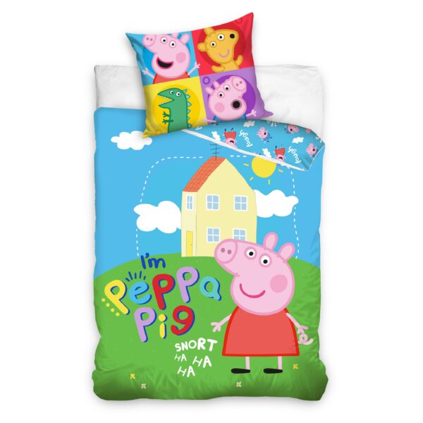 Voodipesu 150x210+50x70 Peppa Pig