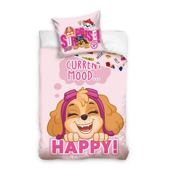 Voodipesu 140×200 Paw Patrol Skye Happy