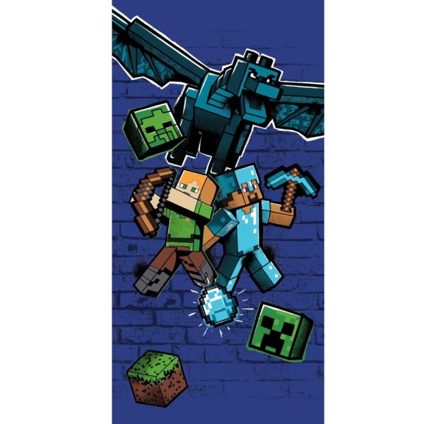 Saunalina 70x140cm Minecraft Metro Art Survive