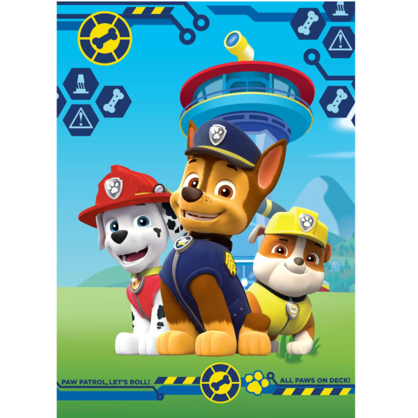 Fliistekk 100x140 Paw Patrol