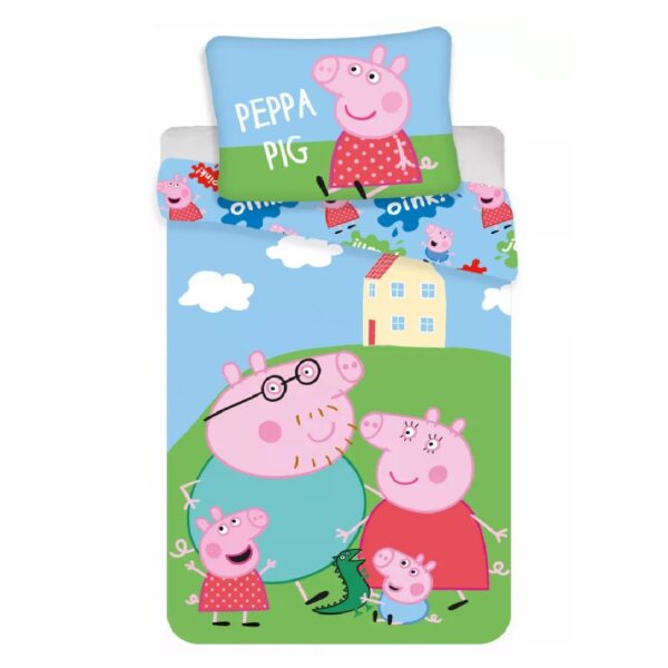 Voodipesu 100x135 Peppa Pig Sunny Day 2