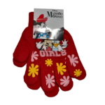 Laste sõrmikud Minnie Mouse (punased)