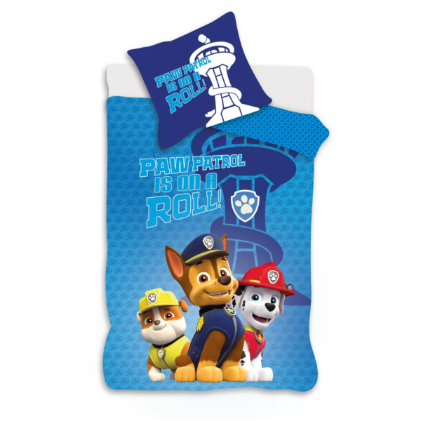 Voodipesu 100×135 Paw Patrol Is On a Roll