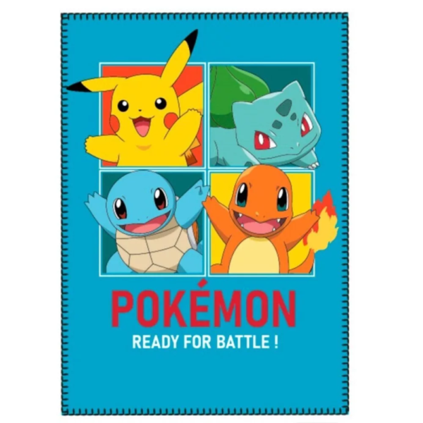 Fliistekk 100x140 Pokemon