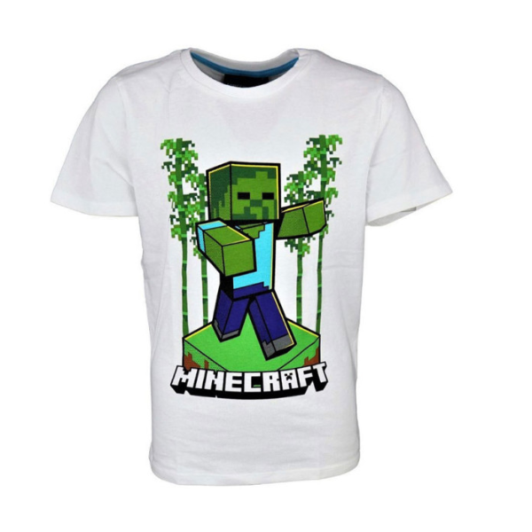 T-särk Minecraft (valge)