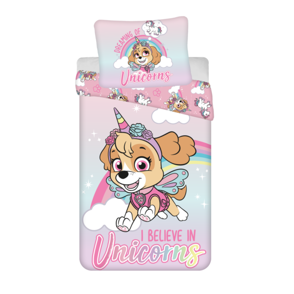 Voodipesu 140×200 Paw Patrol Unicorn