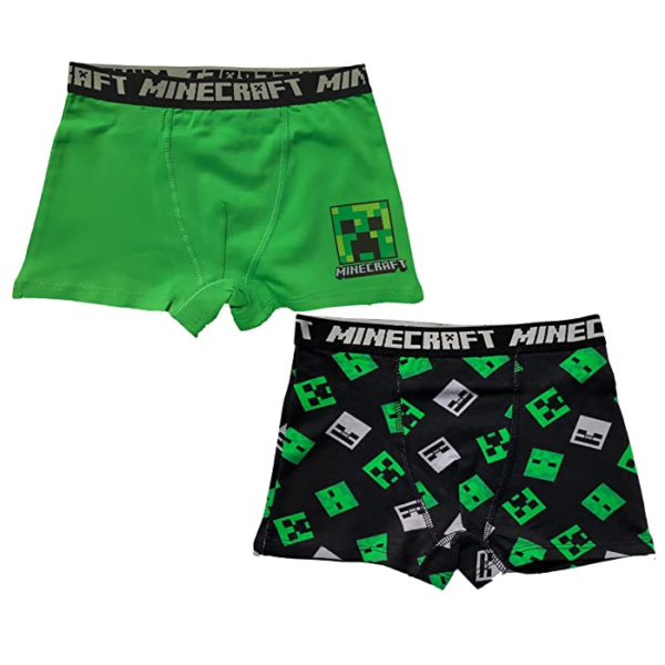 Bokserid Minecraft (2-pakk)
