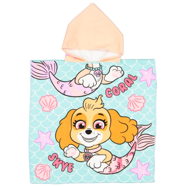 Rannarätik Poncho 60x120cm Paw Patrol PES