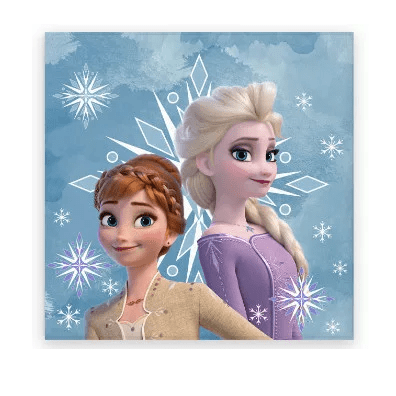 Laste rätik Disney Frozen Snowflake 30x30cm
