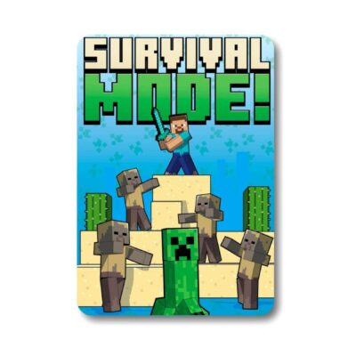 Fliistekk Minecraft 100x140cm