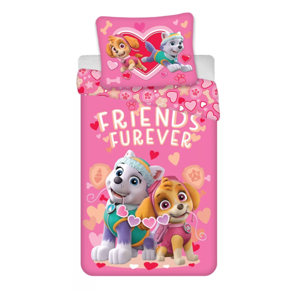 Voodipesu Paw Patrol Friends Furever 100x135 cm, 40x60 cm