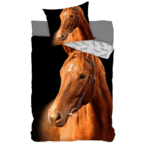 Voodipesukomplekt Horses 140x200 cm, 70x90 cm, 2-osaline