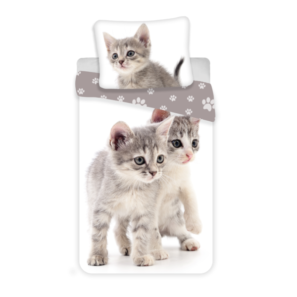 Voodipesu 140×200 Kitten Grey