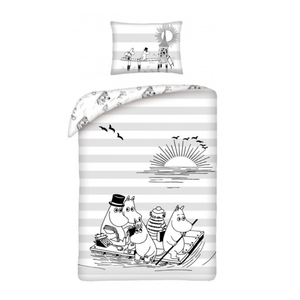 Voodipesu 140x200+50x70 Moomins