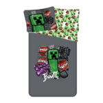 Voodipesukomplekt 140×200 Minecraft Metro Art, 2-osaline