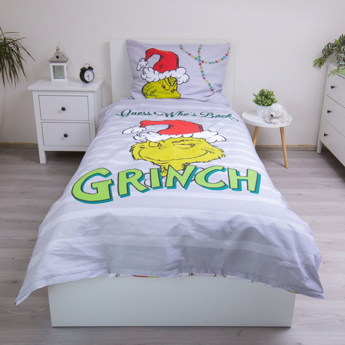 Voodipesukomplekt Grinch 140×200, 2-osaline - Image 3