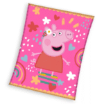 Fliistekk 130x170 Peppa Pig