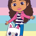 Saunalina 70x140cm Gabby's Dollhouse "Colors"