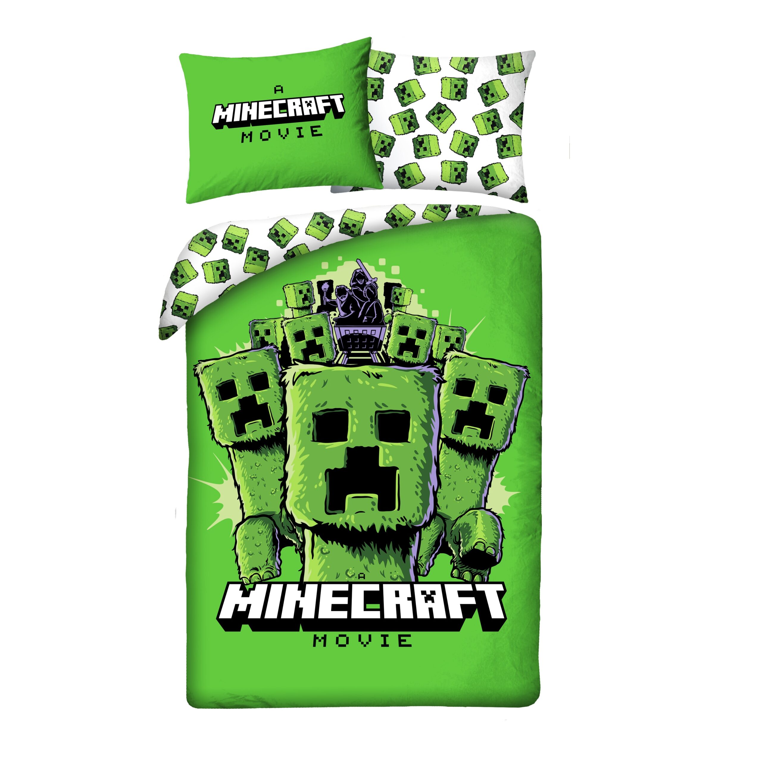 MNM015 Voodipesukomplekt 140×200 Minecraft A Movie, 2-osaline - Image 1